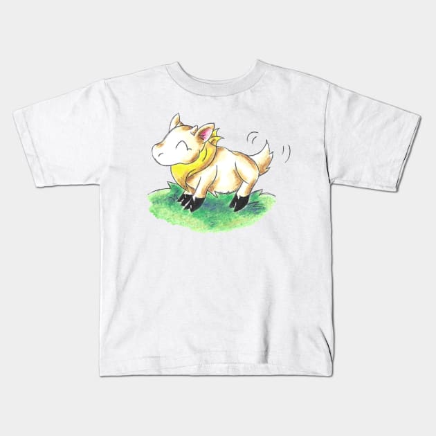 Little Goat Kids T-Shirt by KristenOKeefeArt